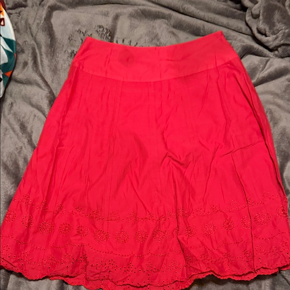 Sag Harbor Vibrant Pink A-Line Skirt